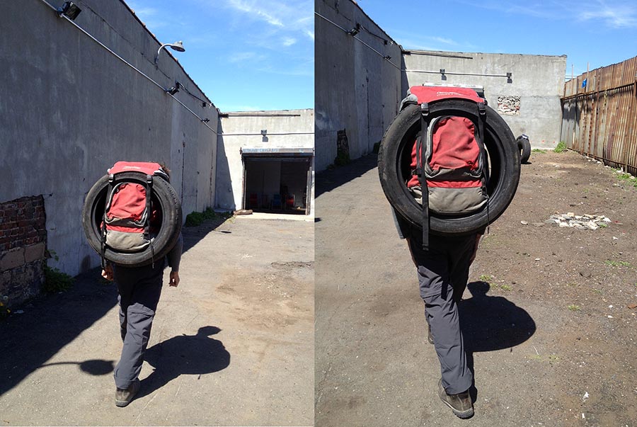 auto yard walk